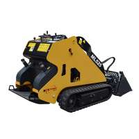 Chinese brand 25Hp mini skid steer crawler loader with bucket price for sale